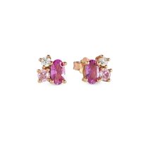 Orecchini Nomination Donna Mosaica in Argento Zircone 241606/011